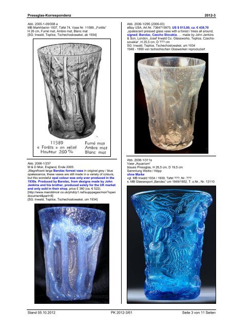 Tross, SG, Vase mit Meerestieren, Inwald AG, Rudolfshütte