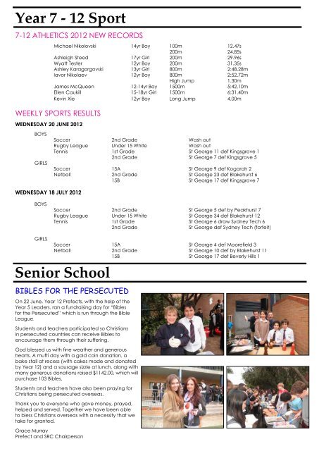 Issue 7 2012.pdf - St George Christian School