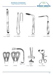 Berger Surgical Katalog 2006 / Catalogue 2006