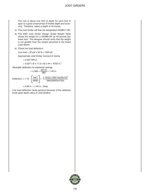 Steel Joist Manual