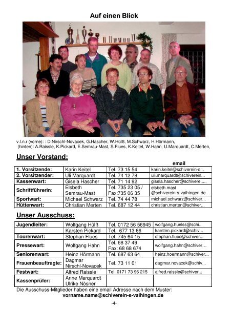 Schi-Verein Vaihingen 2002 / 2003 - Schi-Verein Stuttgart-Vaihingen