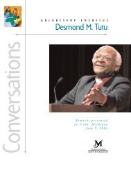 Archbishop Emeritus Desmond M. Tutu June 2004 - Charles Stewart ...