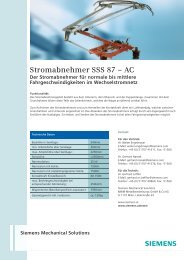 Stromabnehmer SSS 87 - MELECS