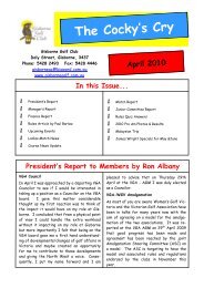 GGC April 2010 Newsletter.pub - Gisborne Golf Club