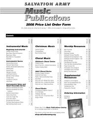 Music Pub. 2008 Price List