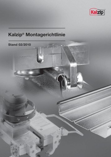 KalzipÂ® Montagerichtlinie