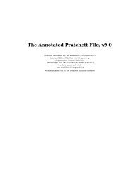 The Annotated Pratchett File, v9.0 - The L-Space Web