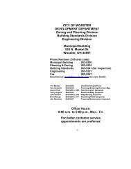 Guide To Building Permits - City of Wooster