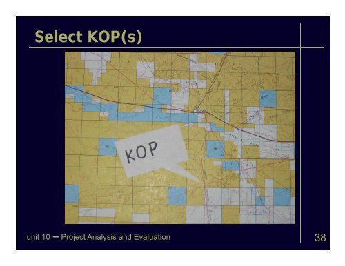 Project Analysis and Evaluation - Bureau of Land Management