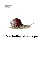 Verhaltensbiologie