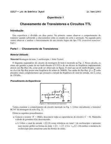 Chaveamento de Transistores e Circuitos TTL - DECOM