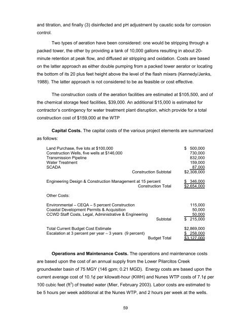 Lower Pilarcitos Creek Groundwater Basin Study - Coastside ...