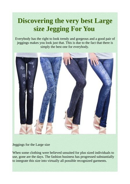 good jeggings