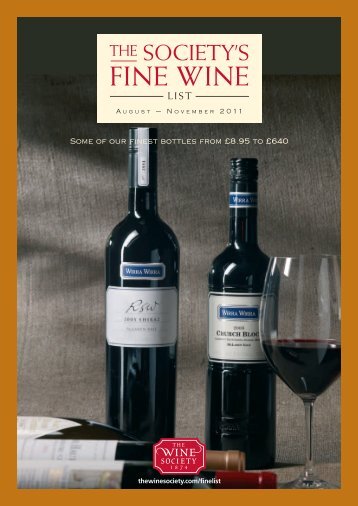 Fine Wine Favourites - The Wine Society