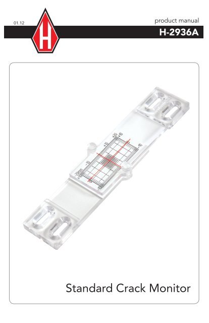 H-2936A â Standard Crack Monitor - Humboldt Mfg. Co.
