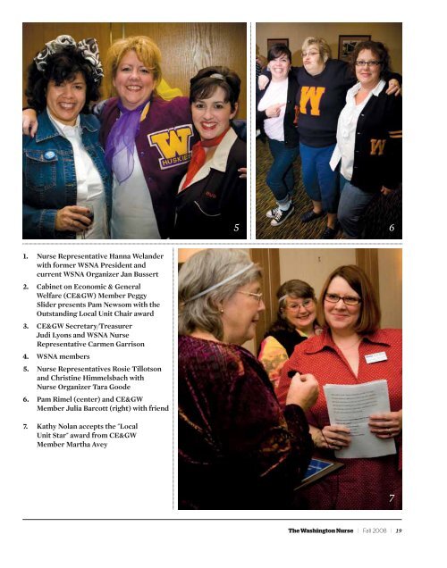 Issue 38.3 - Fall 2008 - The Washington State Nurses Association