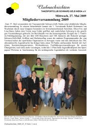 Clubnachrichten - 25.05.2009 - TSC-Nidda