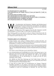 Flatrate-Bordelle: Offener Brief - Diakonisches Werk