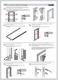 L41_muratura-wall istruzioni di montaggio - Lualdi Porte