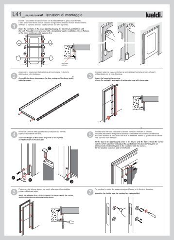 L41_muratura-wall istruzioni di montaggio - Lualdi Porte
