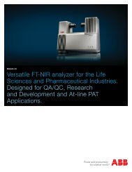 MB3600-PH FT-NIR Analyzer for Pharma Lab Brochure - CEM ...