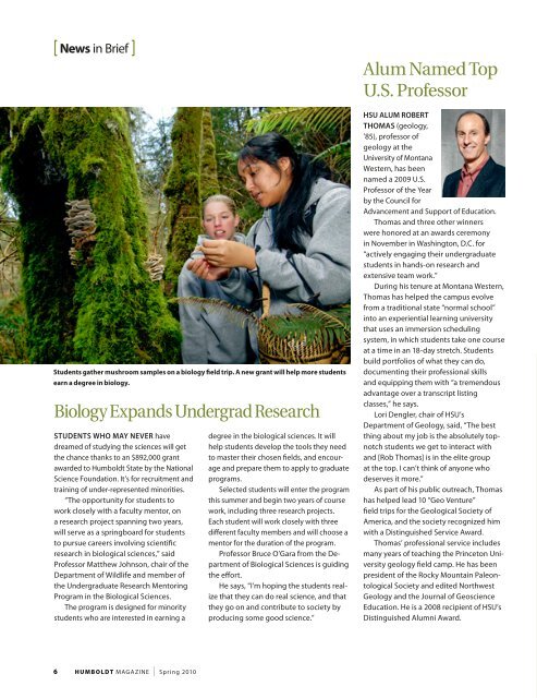 Download Now - Humboldt Magazine - Humboldt State University