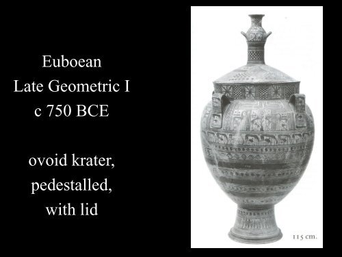 Lecture 7: Greek Pottery