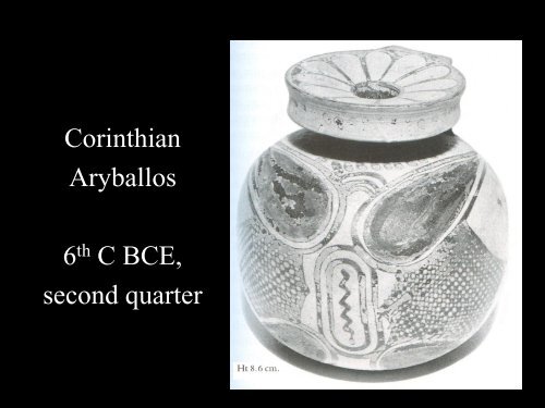 Lecture 7: Greek Pottery