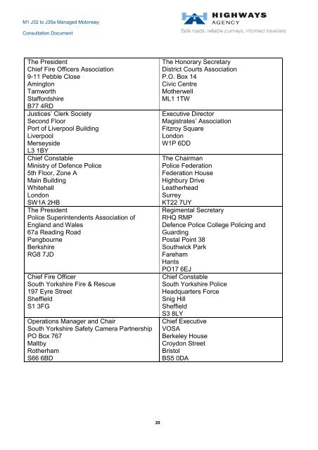 M1 J32 to J35a Managed Motorway Consultation Document - assets ...