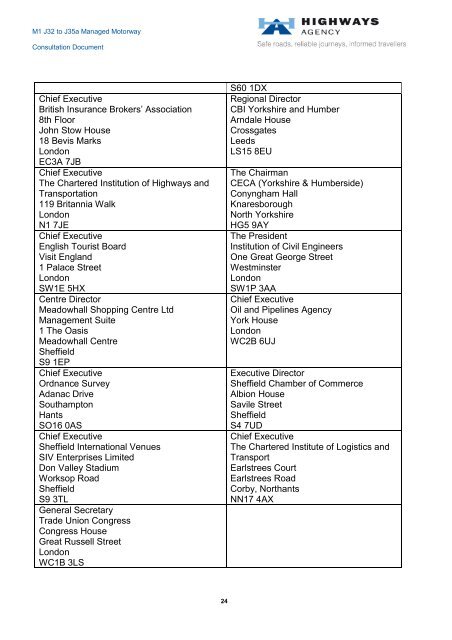 M1 J32 to J35a Managed Motorway Consultation Document - assets ...