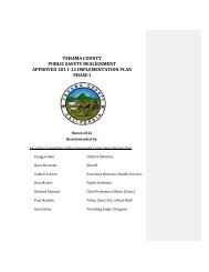 Tehama County - Chief Probation Officers of California