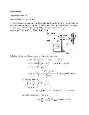 Solutions to homework 5