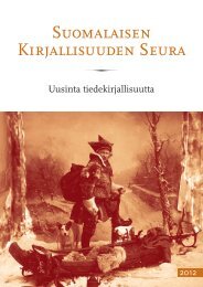 PDF, 2012 - Suomalaisen Kirjallisuuden Seura