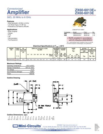 ZX60-6013E - Mini-Circuits