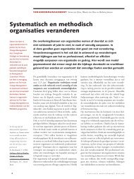 Systematisch en methodisch organisaties veranderen - Ten Have