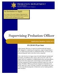 Supervising Probation Officer