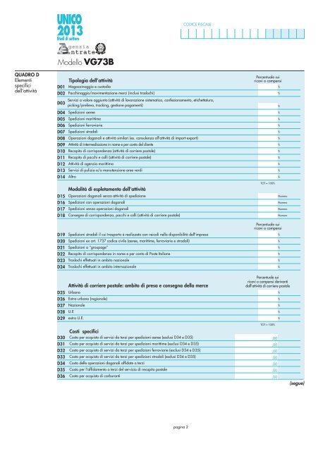 Modello VG73B.pdf - Agenzia delle Entrate