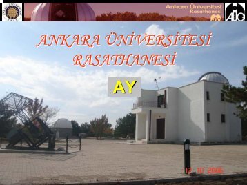 Uydumuz Ay - Ankara Ãniversitesi GÃ¶zlemevi