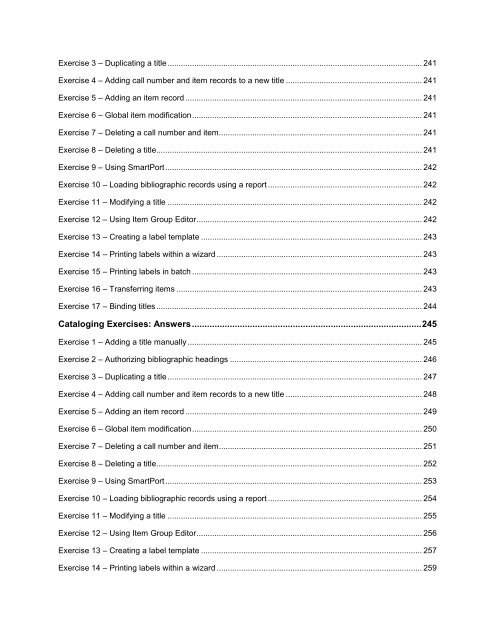 SirsiDynix Symphony Training Guide - FTP Directory Listing