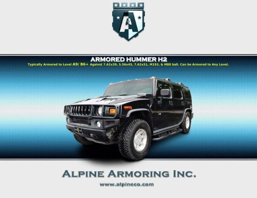 ARMORED HUMMER H2 - Alpine Armoring Inc.