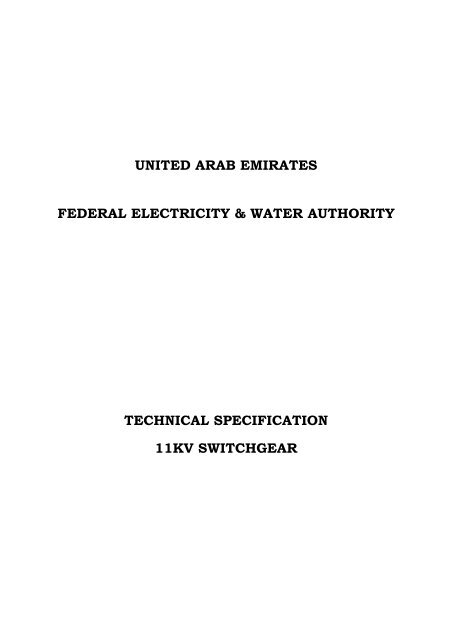 11kv Swgr Specs Pdf