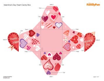 Valentine's Day Heart Candy Box - O Nosso Casamento