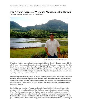 The Art and Science of Wetlands Management in Hawaii