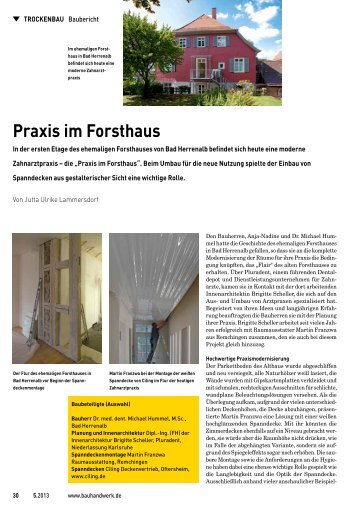 Praxis im Forsthaus - Ciling