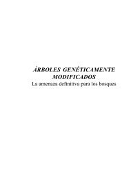 Ãrboles genÃ©ticamente modificados - World Rainforest Movement