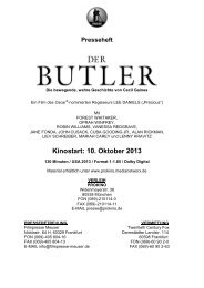 Presseheft - Der Butler