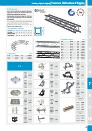 trussing, stages & rigging | Traversen, Bühnenbau & Rigging