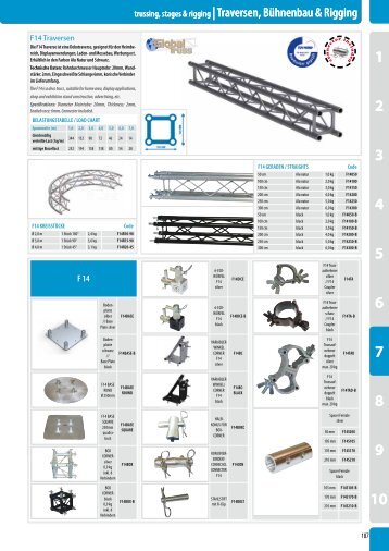 trussing, stages & rigging | Traversen, Bühnenbau & Rigging