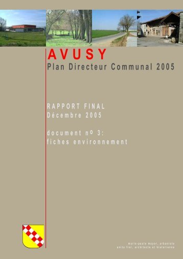 PD AVUSY doc 3 fiches environnement.indd - Etat de GenÃ¨ve