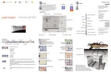 caad-modul Cinema 4D XL6